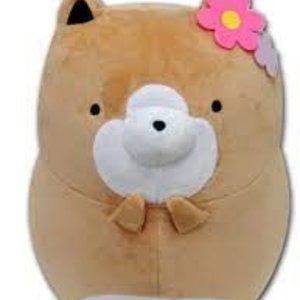 Tarushiba Shiba Inu Spring Series Flower Dog Plush Toreba